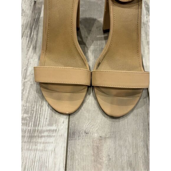 Charlotte Russe tan 4 inch heels size 9 - Picture 3 of 12